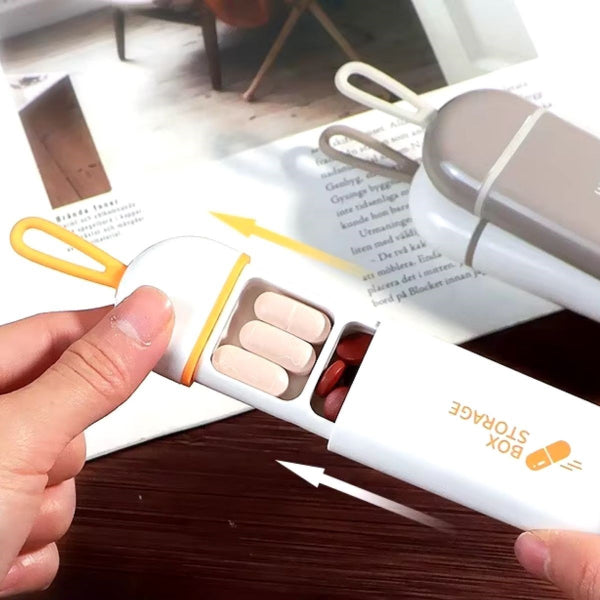 3 Bölmeli Seyahat Tipi İlaç Saklama Kutusu