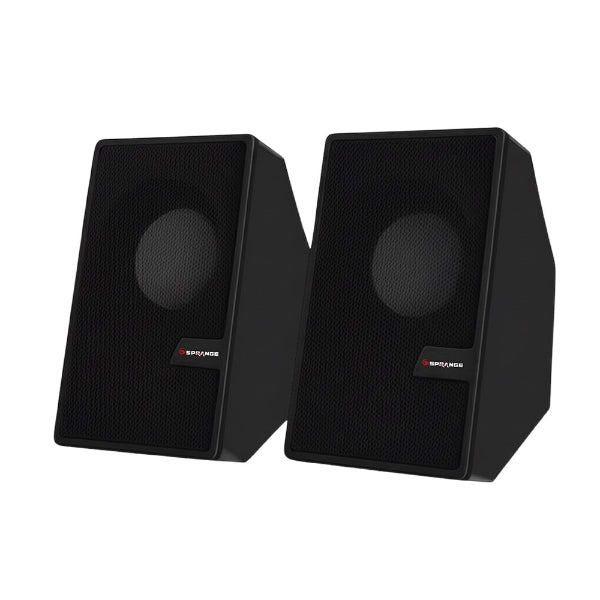 Siyah USB 2.0 + 3.5mm USB Hoparlör