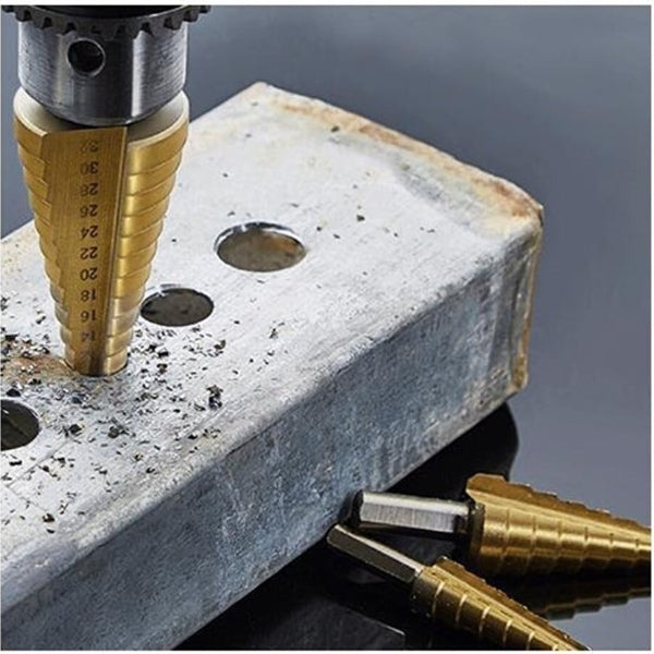 6 Parça Kademeli Matkap Ucu Seti