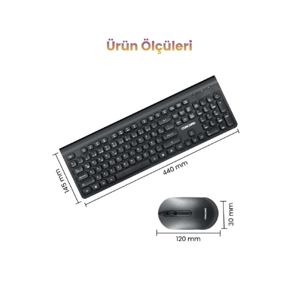 Multimedya Q Klavye Ve Mouse Seti