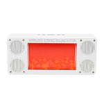 Alev Şömine Efektli Bluetooth Hoparlör Beyaz