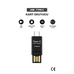 USB To Type-C Kart Okuyucu