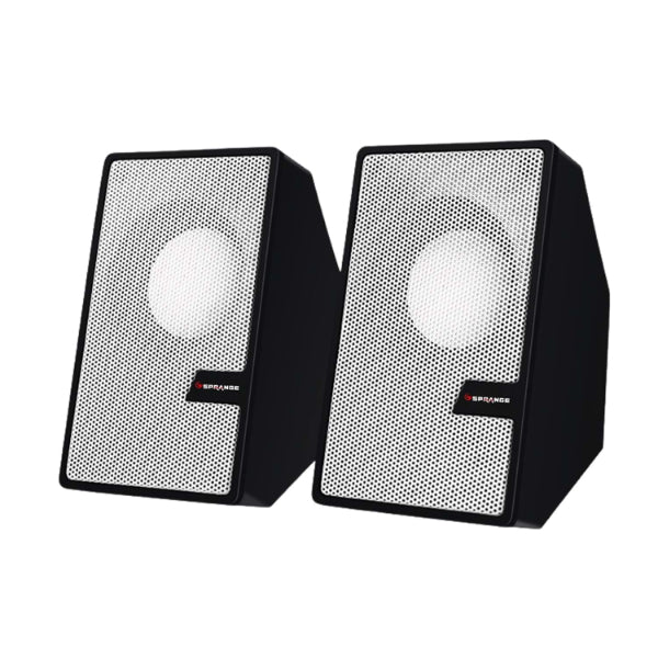 Beyaz USB 2.0 + 3.5mm USB Hoparlör