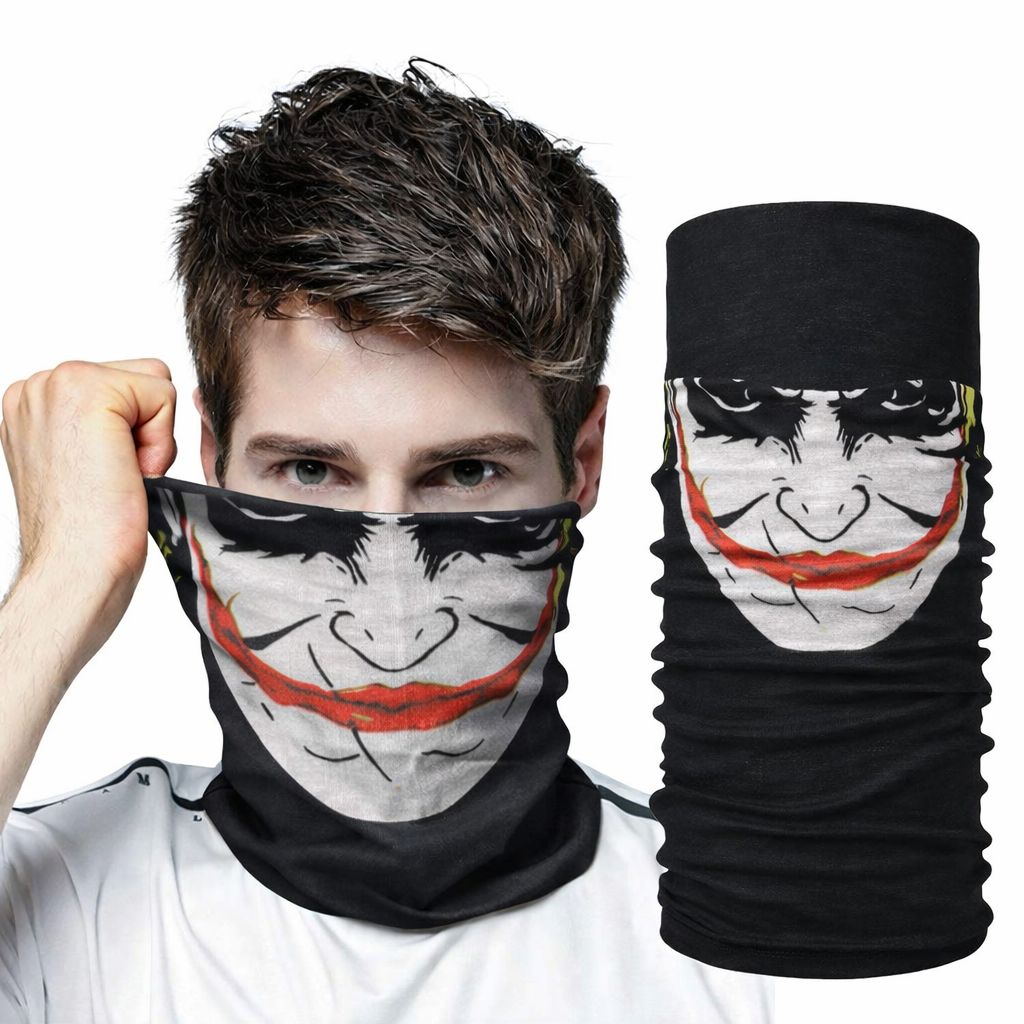 Joker Desenli Çok Amaçlı Buff – Yüz, Boyun Maskesi ve Bandana No 5