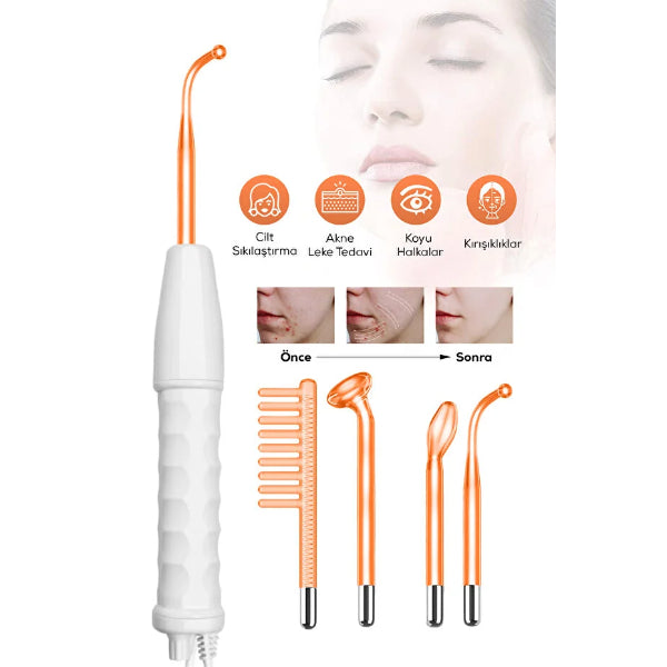 4 Başlıklı Yüksek Frekanslı Cilt Bakım Analiz Cihazı