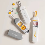 3 Bölmeli Seyahat Tipi İlaç Saklama Kutusu