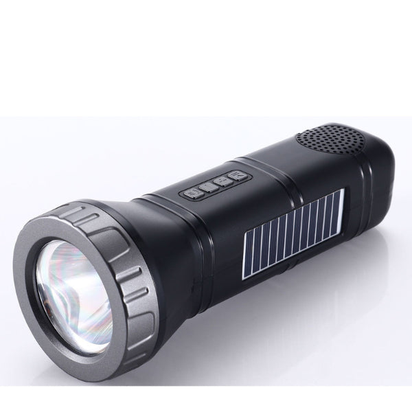 Güneş Enerjili Bluetooth Radyo Özellikli Kamp El Feneri