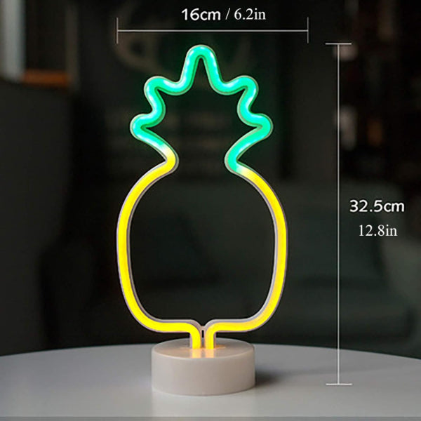 Ananas Neon LED Lamba
