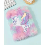 Unicorn Tasarımlı Peluş Hatıra Defteri
