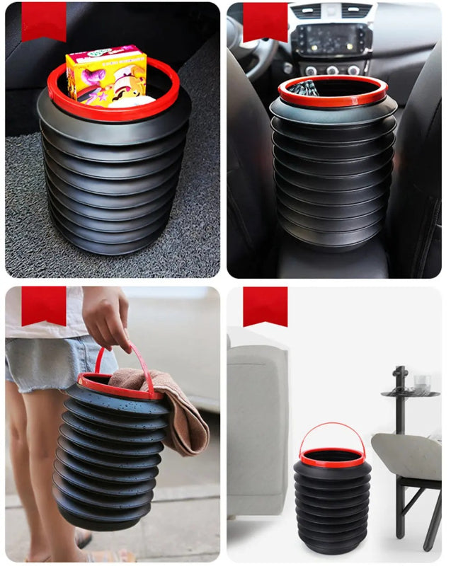 Çok Amaçlı Katlanabilir Araç İçi Kova