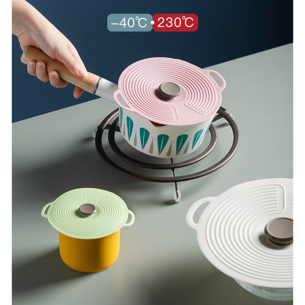 3'lü Vakumlu Silikon Kapak Seti