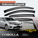 Perflex Polikarbon Kırılmaz Rüzgarlık V2 Mugen Toyota Corolla 2013+