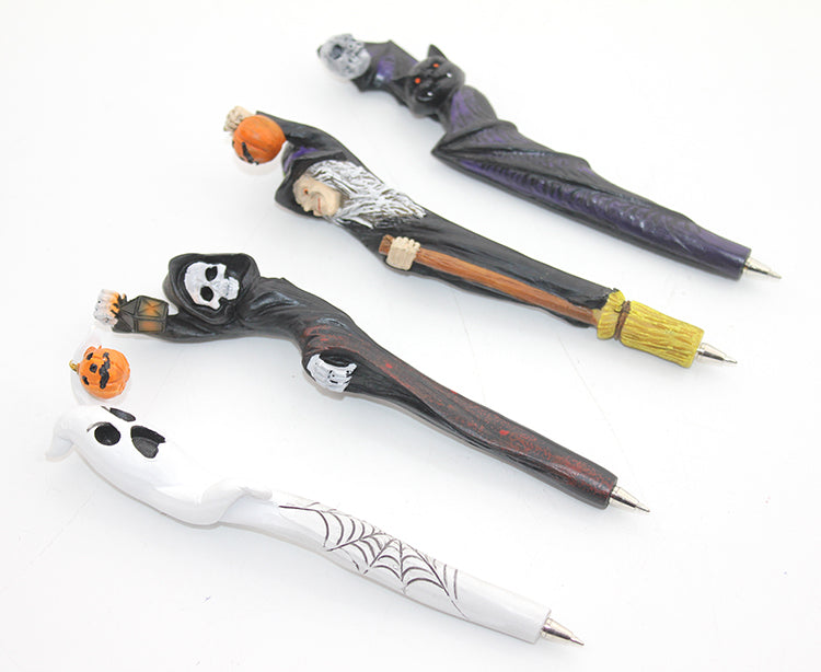 Polyester Tükenmez Kalem Cadılar Bayramı Temalı