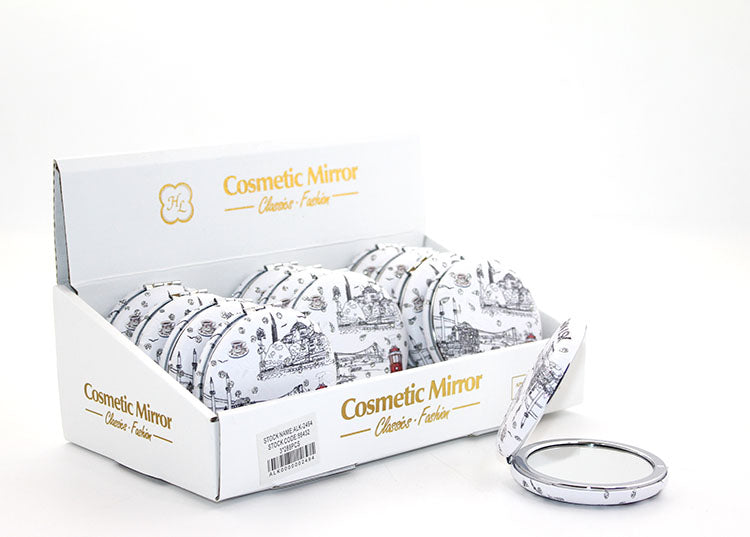 Taşlı İstanbul Tasarımı El Aynası Kalın Model 7