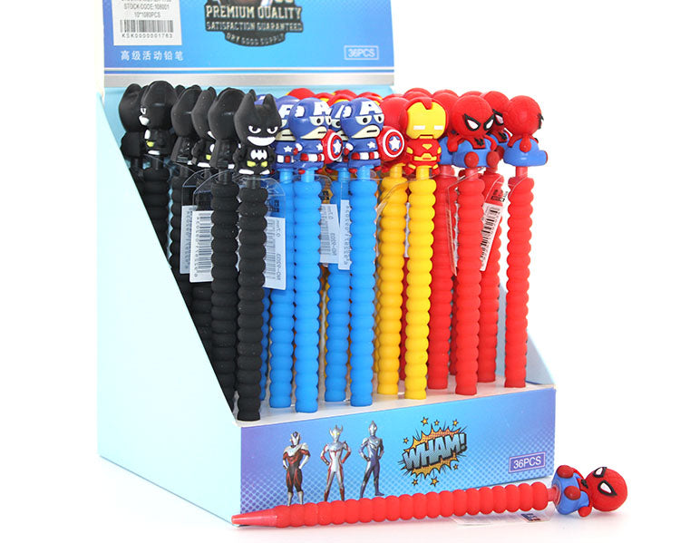 07 Uçlu Karışık Kahraman Figürlü Kalem