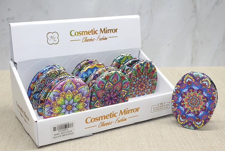 Taşlı El Aynası Oval İnce Model 3