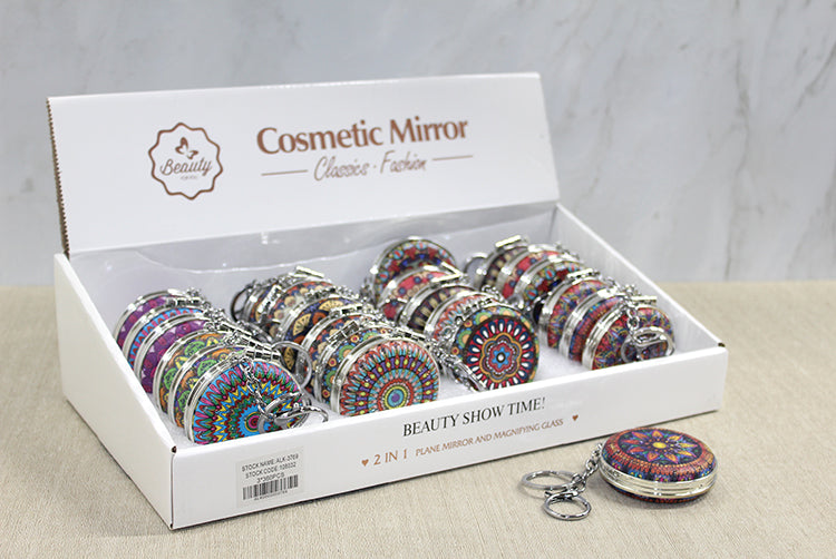 Taşlı El Aynası Anahtarlık Model 4