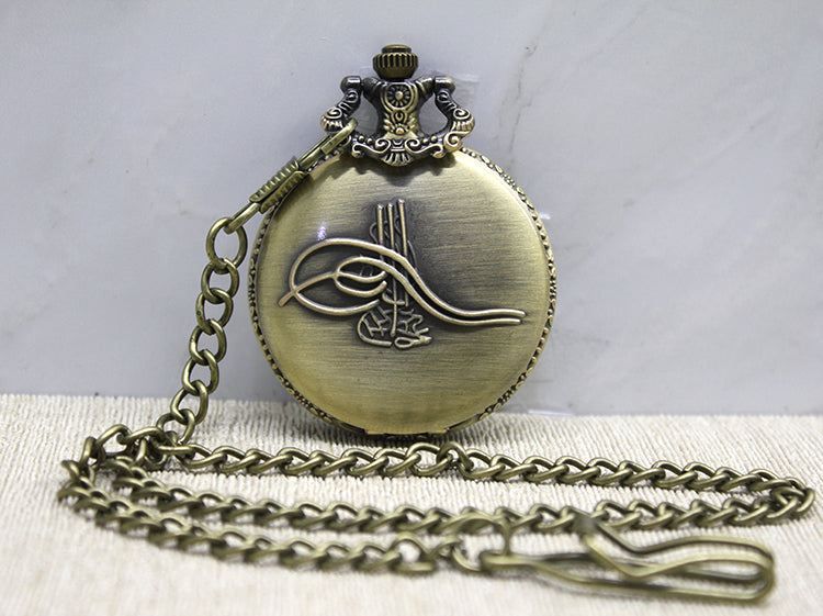 Osmanlı Tuğralı Köstekli Saat