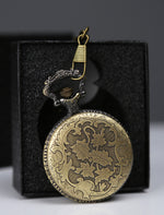 Özel Kutulu Dad (Baba) Tasarımlı Antik Köstekli Saat