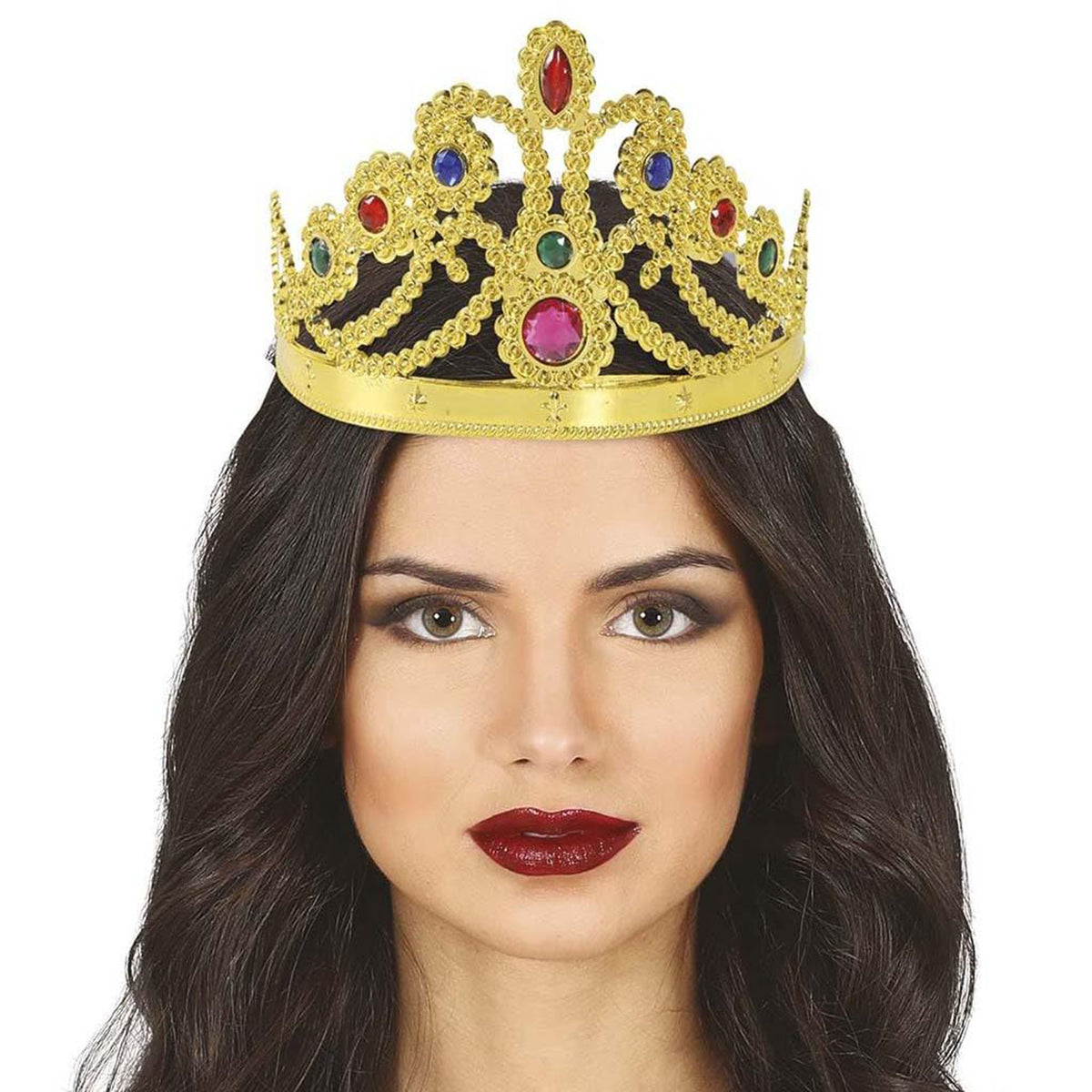 Altın Renk Plastik Prenses Tacı 60 cm