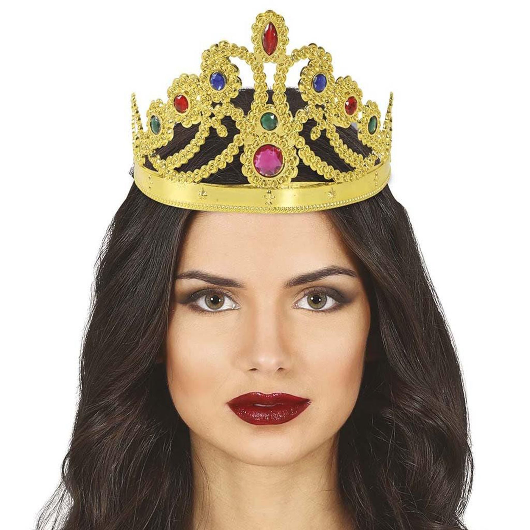 Altın Renk Plastik Prenses Tacı 60 cm