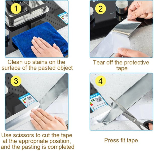 Alüminyum Su Sızdırmaz Yanmaz Bant