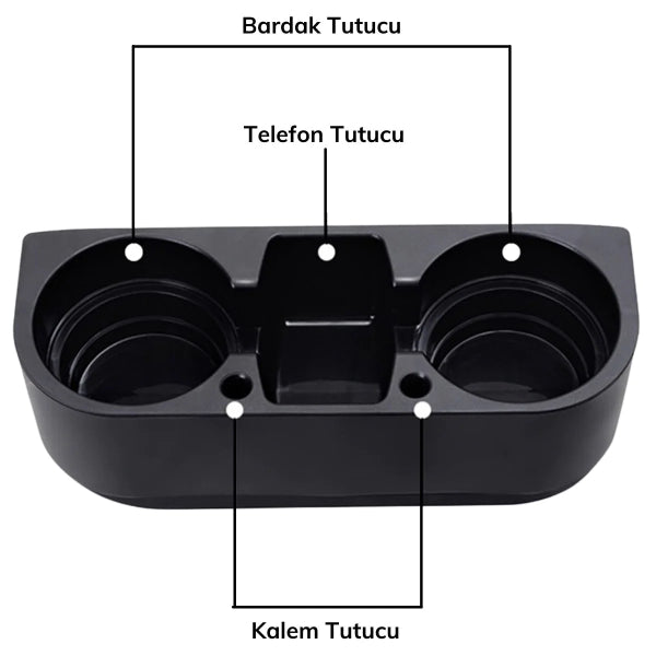 Oto Koltuk Yanı Bardak Tutucu Organizer