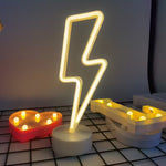 Şimşek Neon LED Lamba