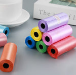 12'li Köpek Dışkı Poşeti Düz Renkli Set