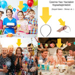 Kişiselleştirilebilir Ok Taç – Sarı Renk