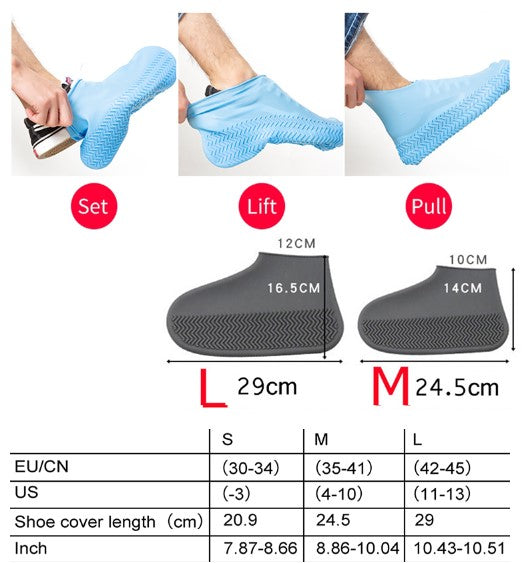 Su Geçirmez Ayakkabı Kılıfı L Beden