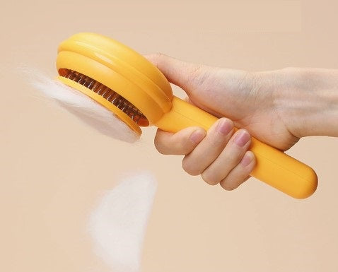 Hamburger Şekilli Otomatik Temizlenen Evcil Hayvan Tarağı