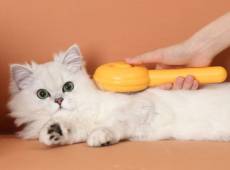 Hamburger Şekilli Otomatik Temizlenen Evcil Hayvan Tarağı